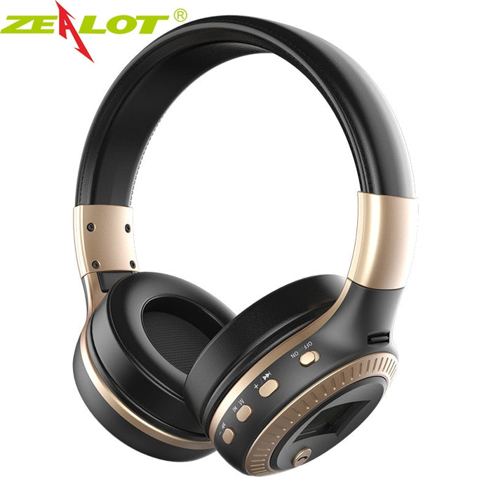 ZEALOT B19 Wireless Headphones with fm Radio Bluetooth Headset Stereo Earphone with Microphone