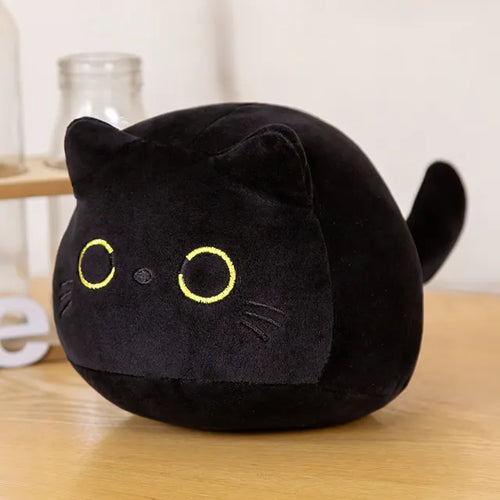 Cuddly Little Black Cat Plushie